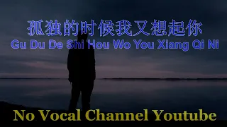 Download Gu Du De Shi Hou Wo You Xiang Qi Ni ( 孤独的时候我又想起你 ) Male Karaoke Mandarin - No Vocal MP3