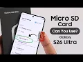 Can You Use a Micro SD Card on Galaxy S26 Ultra Storage Expansion Guide - Fix369