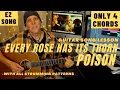 Download Lagu Poison Every Rose Has Its Thorn Guitar Song Lesson w/ strumming patterns