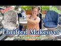 Thrifted MAKEOVER Outdoor Chair Cushions Rust-Oleum Outdoor Fabric Spray Paint Review