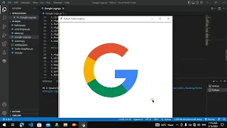 Google logo using python
