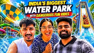 India’s Biggest Water Park 🏄‍♂️ Dangerous Rides 🎢 @Dushyant_kukreja @Priyal_Kukreja 