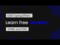 CSS Text Typing Animation Multiple Text Typing Animation Auto Text Typing Effect Source coder