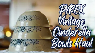 First Vintage PYREX Homestead Nesting Bowls Haul