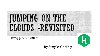 Hackerrank - Solved Jumping on the clouds