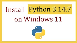 How to install Python 3 14 7 on Windows 11 Complete Installation Guide Amit Thinks