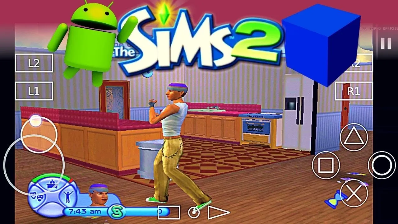 The Sims 2 - PS2 Emulator Android Gameplay - The Sims 2 Aether SX2 APK - The Sims 2 Mobile 2022