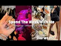 VLOG spend the week with me new nails girls night thanksgiving more Riya Royale