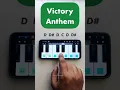 Download Lagu Victory Anthem Easy Piano Tutorial