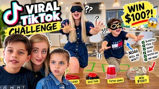 TRYING VIRAL TIKTOK CHALLENGES WITH NOAH & HAZEL! 😱