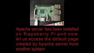 Installing Apache Webserver on Raspberry Pi accessing from remote Learning Raspberry Pi - Part 7
