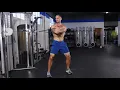 Athletic stance cable trunk rotation