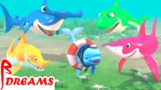 बेबी शार्क - BABY SHARK || Nursery Rhymes || Kids Rhymes Hindi || Kids Song || Bedtime Dreams