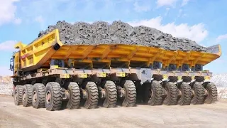 Dangerous Biggest Powerful Heavy Equipment Dump Truck Operator Skills, Fastest Extreme Truck Working