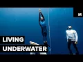 Adam Stern is a freediver which means he can swim up to 300 feet underwater on a single breath