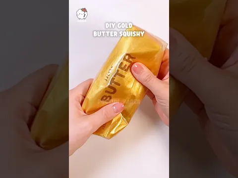 DIY Viral Gold Butter Squishy🧈