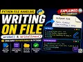 Writing to a File in Python write writelines Explained File Handling Tutorial
