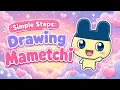 Simple Steps - Drawing Tamagotchi character Mametchi