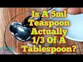 Are 3 Teaspoons Really A Tablespoon Let s Find Out