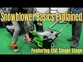 Which Snowblower Is Right For You Featuring SNT2112 and SNT2125ap Single Stage Blowers