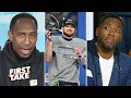 FIRST TAKE Critics look FOOLISH for doubting Sam Darnold - Stephen A reacts to Seahawks win NFC