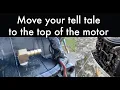 Moving the Tell Tale on Johnson Outboard