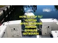 HOW TO STOP TILT JUMP WHEN LOWERING JOHNSON EVINRUDE OUTBOARDS