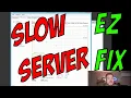 Windows server maintenance slow file access speeds on Windows