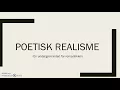 Download Lagu Poetisk realisme