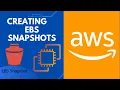AWS Episode 44 EC2 Creating EBS Snapshots Creating Snapshots for EBS Volumes Tutorial