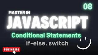 JavaScript Conditional Statements in Hindi if else if else switch JS Tutorial 2025