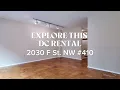 Looking for a rental in the heart of Washington DC