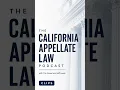 California Supreme Court s Stance on Appeals