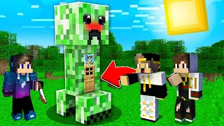 فلم ماين كرافت الكريبر الفقير الطيب و الاب الغني المتكبر نهاية غير متوقعة MineCraft Movie 