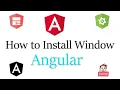 Angular Project Setup in Visual Studio Code II in windows 10 Saneha Garg