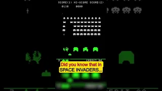 Did you know that in SPACE INVADERS