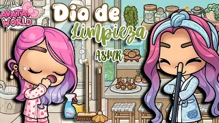 ✧･ﾟ🫧DIA DE LIMPIEZA (asmr) |Rutina en la universidad🧴Cozy Dorm Life  Avatar world