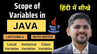 Scope of Variables in Java Hindi Instance Static Local Java Tutorial for Beginners Amit Thinks
