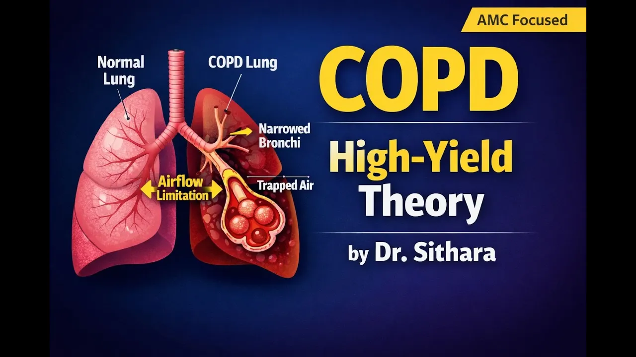 COPD | Complete AMC Theory