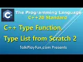 062 - C Type Function Type List from Scratch