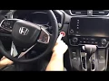 2017 CRV Parking brake answers