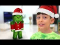 Jason Christmas Adventure with Minecraft \u0026 Grinch