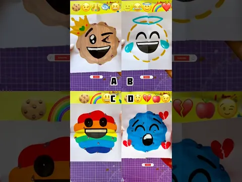Satisfying Art A,B,C,D⁉️ #shorts #youtubeshorts#drawing #art #emojichallenge #emoji #viral #trending