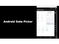 Android Date Picker