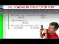 Studio 5000 Scaling with the SCL Instruction in Structured Text