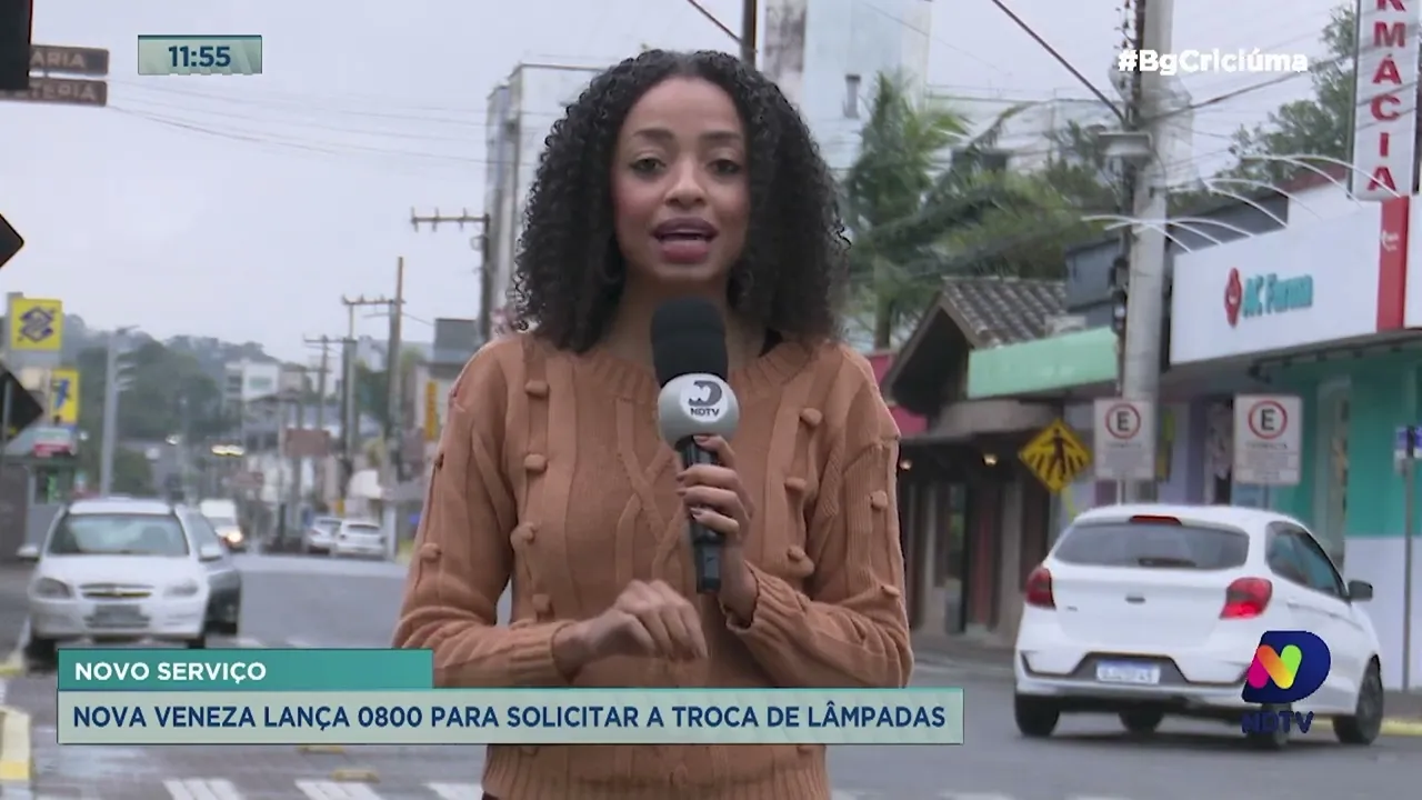 Nova Veneza revoluciona a troca de lâmpadas queimadas com novo serviço por telefone