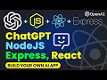 Build Your Own AI App in React JS AI in React JS Project How to Build an AI App