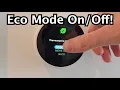 Google Nest Thermostat How to Turn Eco Mode Off or On