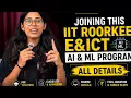 JOINING THIS AI ML course by E ICT IIT Roorkee 12th PASS can also join