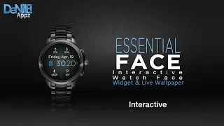Essential Face Watch Face Widget Live Wallpaper